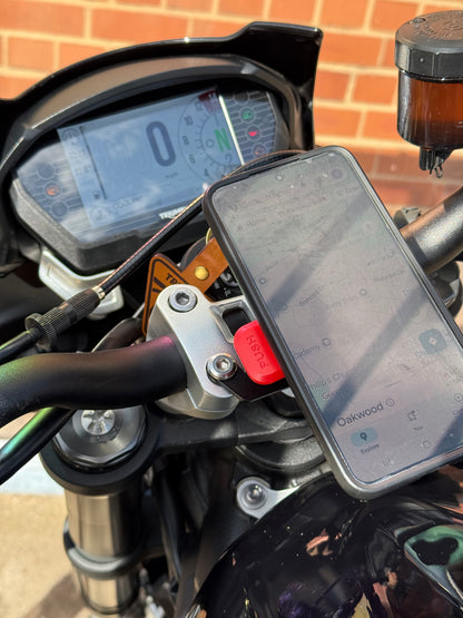 Triumph street triple 765R quadlock bracket